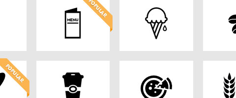 flaticon - restaurant and food icons